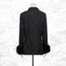 Women's Clothing Heavy Duty Light Luxury Blazer, New Style, Single Button Rhinestone Embellished Waist Revealing High End Blazer._ecoleips.com