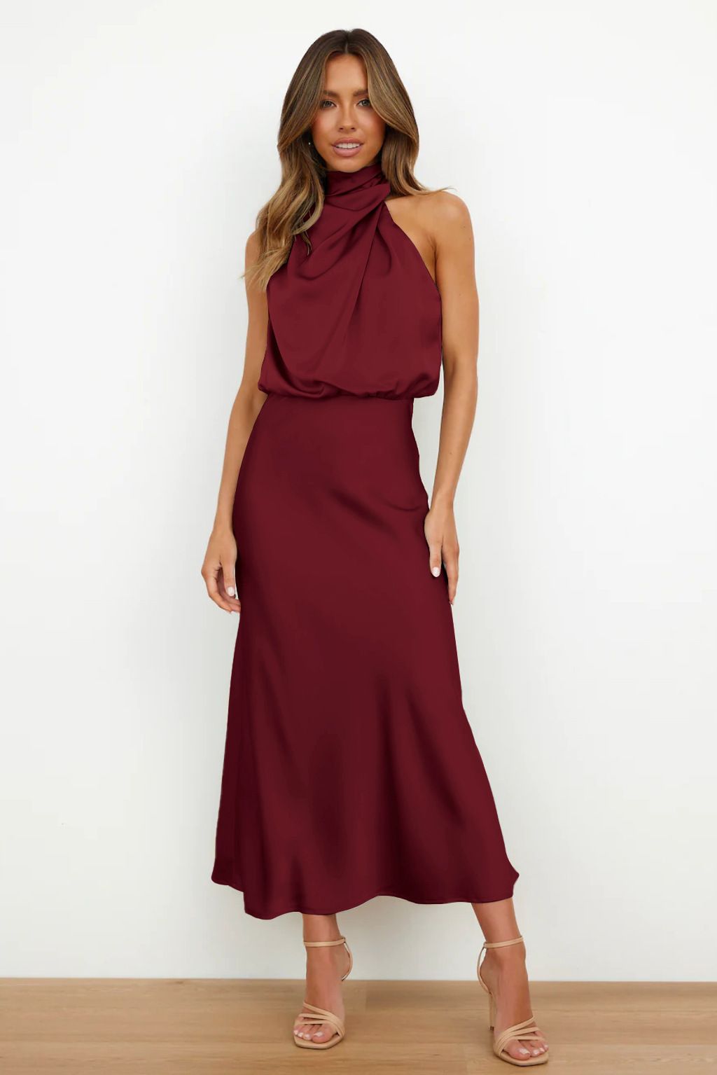 Women's Clothing High End Sleeveless Dress Fashion Elegant Celebrity Light Evening Dress_ecoleips.com