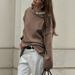 Diyun European And American Casual Simple Long-Sleeve Hooded Sweatshirt Knitted Women's Clothing 2025_ecoleips.com