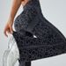 European And American Spring And Autumn Micro-pull Yoga Pants Women's High Waist Hip Lift Sports Wide-leg Pants Leopard Print Fitness Yoga Bell Pants_ecoleips.com
