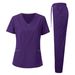 Women’s Clothing Washing Clothes Short Sleeved Trousers For Pet Oral Brushing Clothes Washing Clothes Suit Breathable Thin Doctor Work Clothes_ecoleips.com