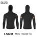Aria Basics 1.5mm Thermal OUZO Two-Piece Diving Full Set For Men And Women Long Sleeve Cold-Proof Sun-Proof Surfing Suit_ecoleips.com