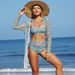 Women's Clothing Sexy Beach Women's Swimsuit Bikini Three Piece_ecoleips.com