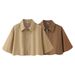 ZG Foreign Trade Women's Clothing New European American Style Fashion Two-Tone Short-Sleeve Zipper Top Jacket And_ecoleips.com