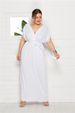 Women's Clothing New Sexy Solid Color V Neck Loose Swing Dress_ecoleips.com