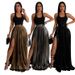 Women's Clothing Hot Selling New Fashion Commuting Solid Color Vest Hot Stamping Pleated Skirt Set_ecoleips.com