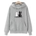 Fleece-Lined Hooded Women's Sweatshirt Autumn Winter New Casual Versatile Cartoon Cat Student Plus Size_ecoleips.com