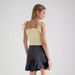 Sexy Bow Tie Sleeveless Camisole Top for Women European And American Style Slim Fit Sweet Vest Top_ecoleips.com
