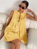 Summer New Arrival Women's Tie up Short Sleeveless Resort Style Dress Fashion European And American Cross Border TK Clothing_ecoleips.com