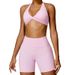 Zechuang Women's Winter Fitness Clothes Quick Drying Yoga Suit Tight Back Outdoor Running Sports Suit Female_ecoleips.com