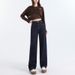 High-Waisted Fleece Lined Thickened Women's Jeans Slimming Petite Wide Leg Pants Loose Fit Straight Leg Denim For Autumn Winter_ecoleips.com