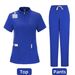 Women's Clothing Doctor Nurse Surgical Work Clothes Pet Hospital Hand Washing Clothes Female Spa Salon Beauty Salon Work Clothes_ecoleips.com