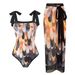 Women's Clothing Swimsuit Conservative One Piece Sexy Swimsuit Female Chiffon Skirt Swimsuit Suit_ecoleips.com