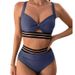 Elegant Sheer Cover-Up Bikini Set – Sexy High-Waisted Bottoms & Triangle Top (Stylish Swimwear For Beach & Pool)_ecoleips.com