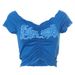 Summer New Women's Pleated Ruffled Crop Top European American Style 2025 Pullover Sexy Short Sleeve T-Shirt_ecoleips.com