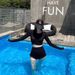 Women's Long Sleeve Conservative Swimsuit Sexy Slim High Waist Tummy Control Fashion Textured Waffle Bathing Suit New Arrival_ecoleips.com