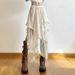 Women's Clothing Lace Skirt Design Irregular Hem Long Skirt Holiday Style Ins Skirt_ecoleips.com
