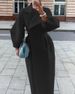 "Vintage Palace-Style Wool Coat – Retro Lantern Sleeves & Wide Lapel, Elegant Winter Long Coat For Women"_ecoleips.com
