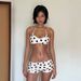 Women's Retro Polka Dot Bikini Set Halter Neck Tank Top + Solid Color Shorts Summer Vacation Hot Spring Sexy Beachwear_ecoleips.com