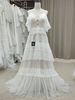 Women's Clothing Deep V Neck Sling Dress Light Wedding Dress_ecoleips.com