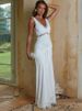Mozision Lace Sleeveless Sexy Maxi Dress Women Elegant Cut Out V Neck Backless Bodycon Draped Ruched Club Party Long Dress_ecoleips.com