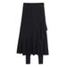 Women's Clothing Women's Large Size Irregular Two Piece Leggings Skirt 200 Pounds High Waist Fishtail Skirt Trousers_ecoleips.com
