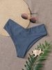Women's Clothing High Waist Triangle Swim Bikini Shorts Sexy Retro Swimsuits_ecoleips.com