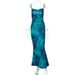 Cross-Border Women's Clothing 2024 Spring New Sexy Backless Tie-Up Floral Print Strap Dress Wholesale_ecoleips.com