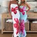 Women's Clothing New Women's Fashion Temperament Sexy Tube Top Slim Long Side Slit Holiday Dress_ecoleips.com
