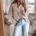 Women's Clothing New Cotton Embroidery Lace Casual Stitching Shirt Tops_ecoleips.com