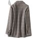 Plaid Small Suit Women's Spring And Autumn New Loose Casual Suit Jacket Women_ecoleips.com