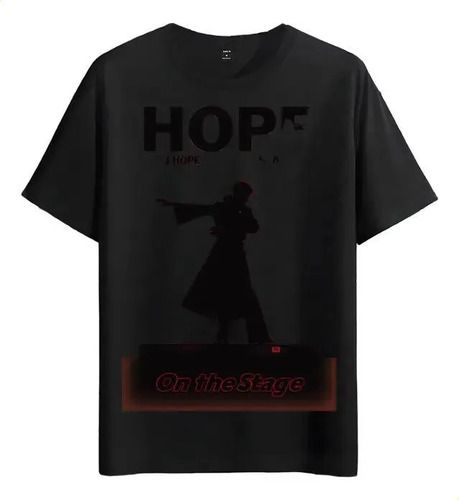 Women's T-Shirts T-shirt Muscle Freaks Jhope Stage Shadow Silhouette Style Kpop_ecoleips.com