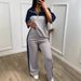 Women's Clothing Spring Summer Slimming Elegant Casual Suit Set Two Piece Sportswear Wide Leg Pants_ecoleips.com