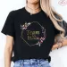 French Girls Team Future Bride T-shirt Wreath Graphic Tees Bridal Wedding Tops Single Farewell Bachelorette Party EVJF Tshirt_ecoleips.com
