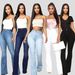 Women's Clothing High Waist Stretch Slim Fit Horseshoe Pants_ecoleips.com