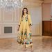 Verve Muslim Clothing Dubai Turkey Abaya Women's Printed Dress_ecoleips.com