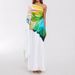 Women's Clothing Temperament Elegant Printing Greek Style One Shoulder Slit Long Dress_ecoleips.com