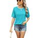 Aria Basics Aria Basics European And American Cross-border Foreign Trade Clothing 2025 Spring-summer New Loose Ribbed Patchwork_ecoleips.com