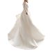 Women's Clothing Spring And Summer Celebrity Style White Dress Temperament Long Skirt_ecoleips.com
