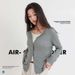 Tencel V-Neck Design With A Sense Front Shoulder Fashion Knitted Cardigan For Women In The Spring And Summer Of 2025,_ecoleips.com