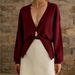 Women's Clothing Women's Sweater Temperament Elegant Solid Color Long Sleeved Button Knitted Cardigan_ecoleips.com
