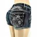 Women's Clothing Summer High Street Sexy Hot Girl Style Fashion Hot Pants Embroidered Denim Shorts_ecoleips.com