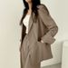 Oversized Blazer Wide-Leg Pants Set Office to Club Stretch Fabric Pocket Detail Trendy Suit 26 Colors Women's Outerwear_ecoleips.com