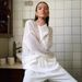 Hollow Knitted Sweater 2025 Autumn And Winter New Women's Perspective Thin Large Round Neck Horn Sleeve Knitted T-shirt_ecoleips.com