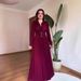 Women's Elegant Maxi Dress Long Sleeved Waist Cinching Spring Style Temperament European American Fashion Muslim Clothing_ecoleips.com