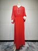 Women's Clothing Middle Eastern Muslim Jalabia Dress Heavy Craft Diamond Shiny Fashion Dubai Evening Women's Clothing Modest Abaya Dress_ecoleips.com