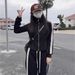 ng2510292 Women's Sports Suit Spring Autumn Ins Trend Student Korean Version Loose Slim Fashion Internet Celebrity Casual_ecoleips.com