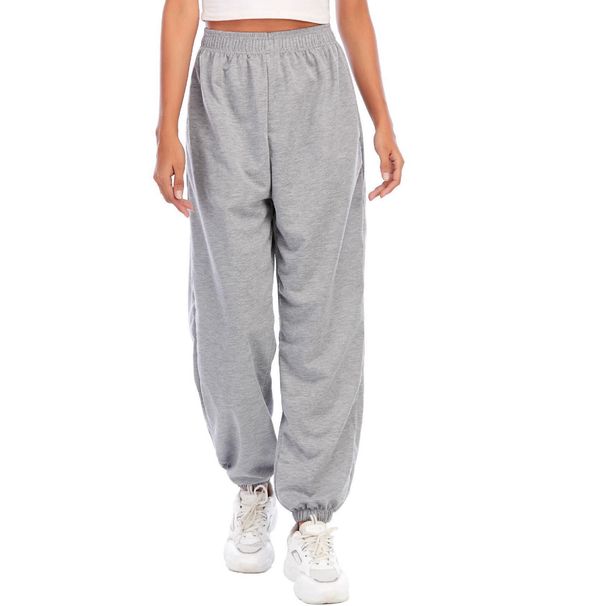 Women's Fleece Lined Casual Sports Jogger Pants Autumn Winter European American Style_ecoleips.com