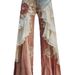 Women's Retro Print High-Waisted Slimming Jeans Faux Denim Style Comfortable Casual Leg Lengthening Effect_ecoleips.com