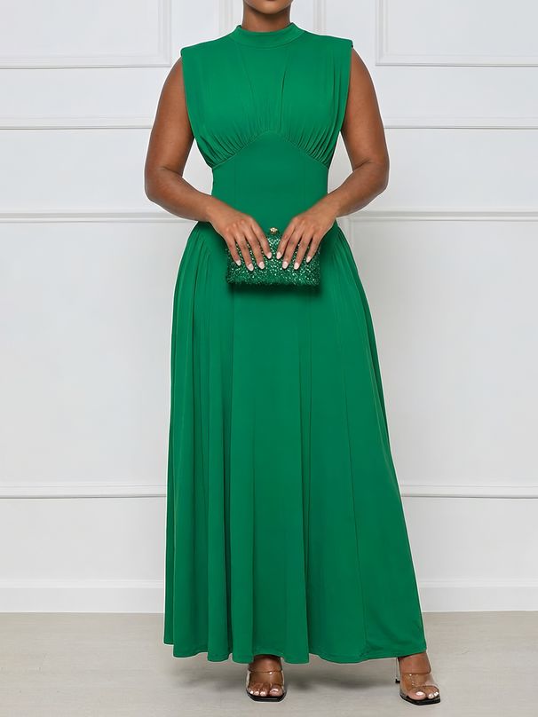 Elegant Women's Casual Slim Fit Dress Waist Popular_ecoleips.com